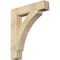 Ekena Millwork Thorton Block Rough Sawn Bracket, Douglas Fir, 6"W x 32"D x 38"H BKT06X32X38THR05RDF - alternate 1